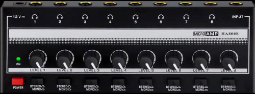 8 way headphone amp